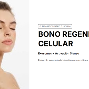 Bono Regeneración Celular – Exosomas + Tecnología Sisneo (3 sesiones)